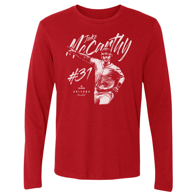 Jake McCarthy Men's Long Sleeve T-Shirt | 500 LEVEL