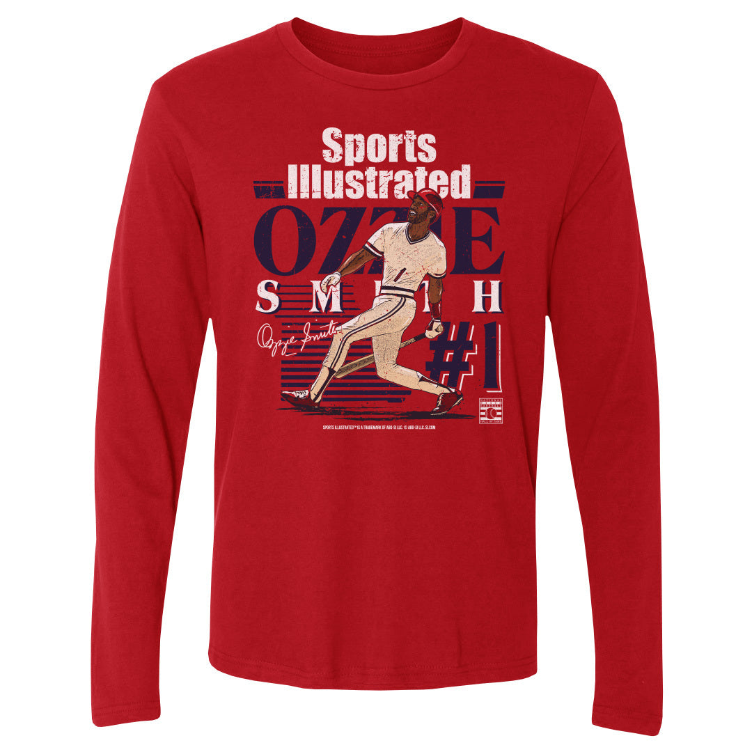 Ozzie Smith Men's Long Sleeve T-Shirt | 500 LEVEL