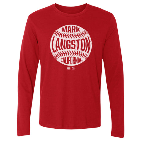 Mark Langston Men's Long Sleeve T-Shirt | 500 LEVEL