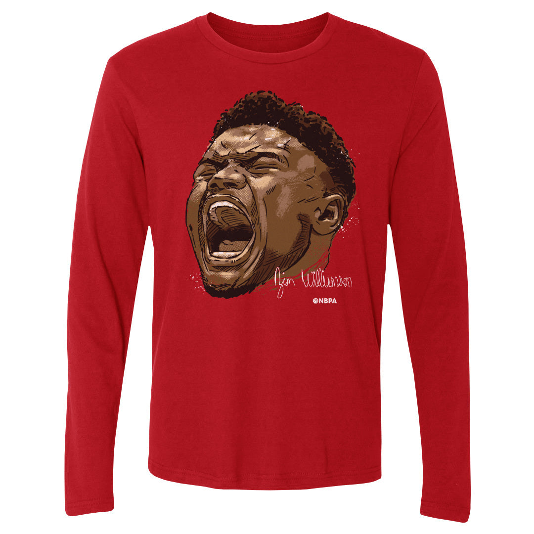 Zion Williamson Men's Long Sleeve T-Shirt | 500 LEVEL