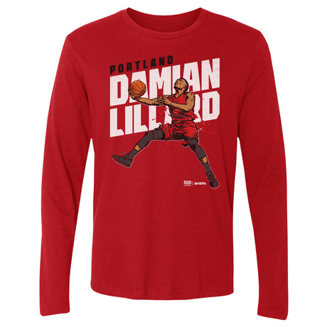 Damian Lillard Men's Long Sleeve T-Shirt | 500 LEVEL