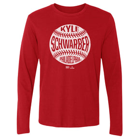 Kyle Schwarber Men's Long Sleeve T-Shirt | 500 LEVEL