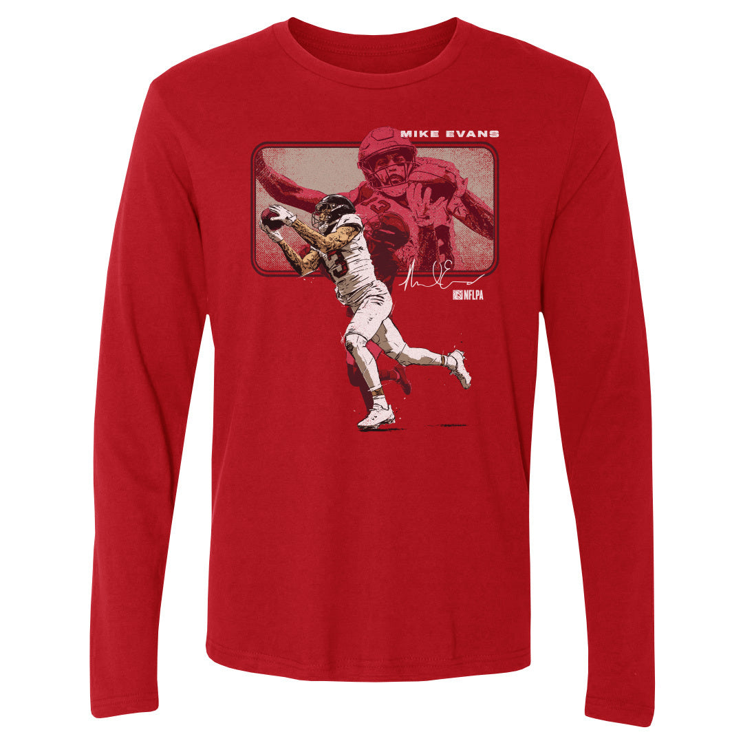 Mike Evans Men's Long Sleeve T-Shirt | 500 LEVEL
