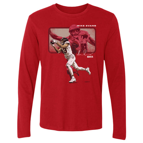Mike Evans Men's Long Sleeve T-Shirt | 500 LEVEL