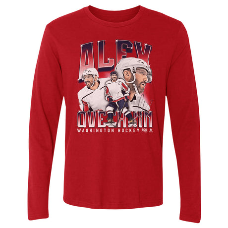 Alex Ovechkin Men's Long Sleeve T-Shirt | 500 LEVEL