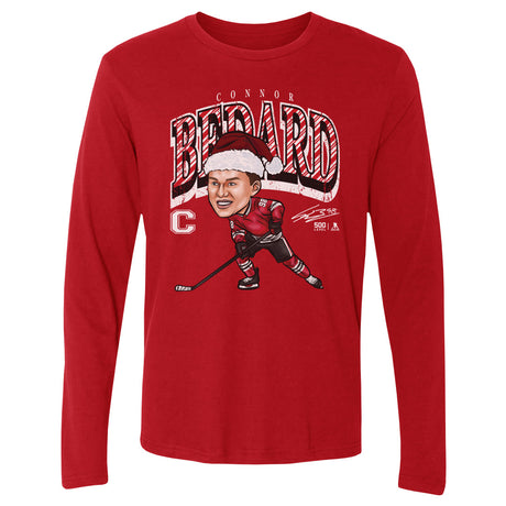 Connor Bedard Men's Long Sleeve T-Shirt | 500 LEVEL