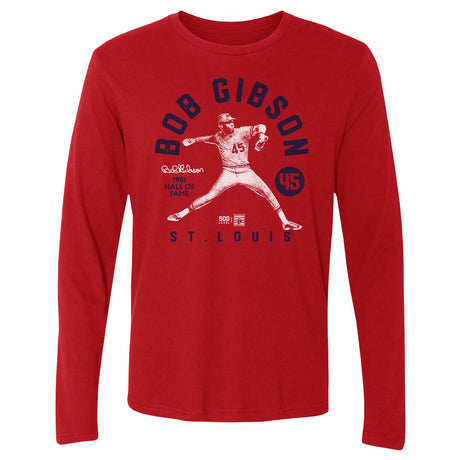 Bob Gibson Men's Long Sleeve T-Shirt | 500 LEVEL