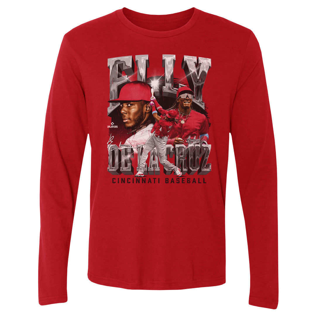 Elly De La Cruz Men's Long Sleeve T-Shirt | 500 LEVEL