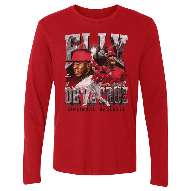 Elly De La Cruz Men's Long Sleeve T-Shirt | 500 LEVEL