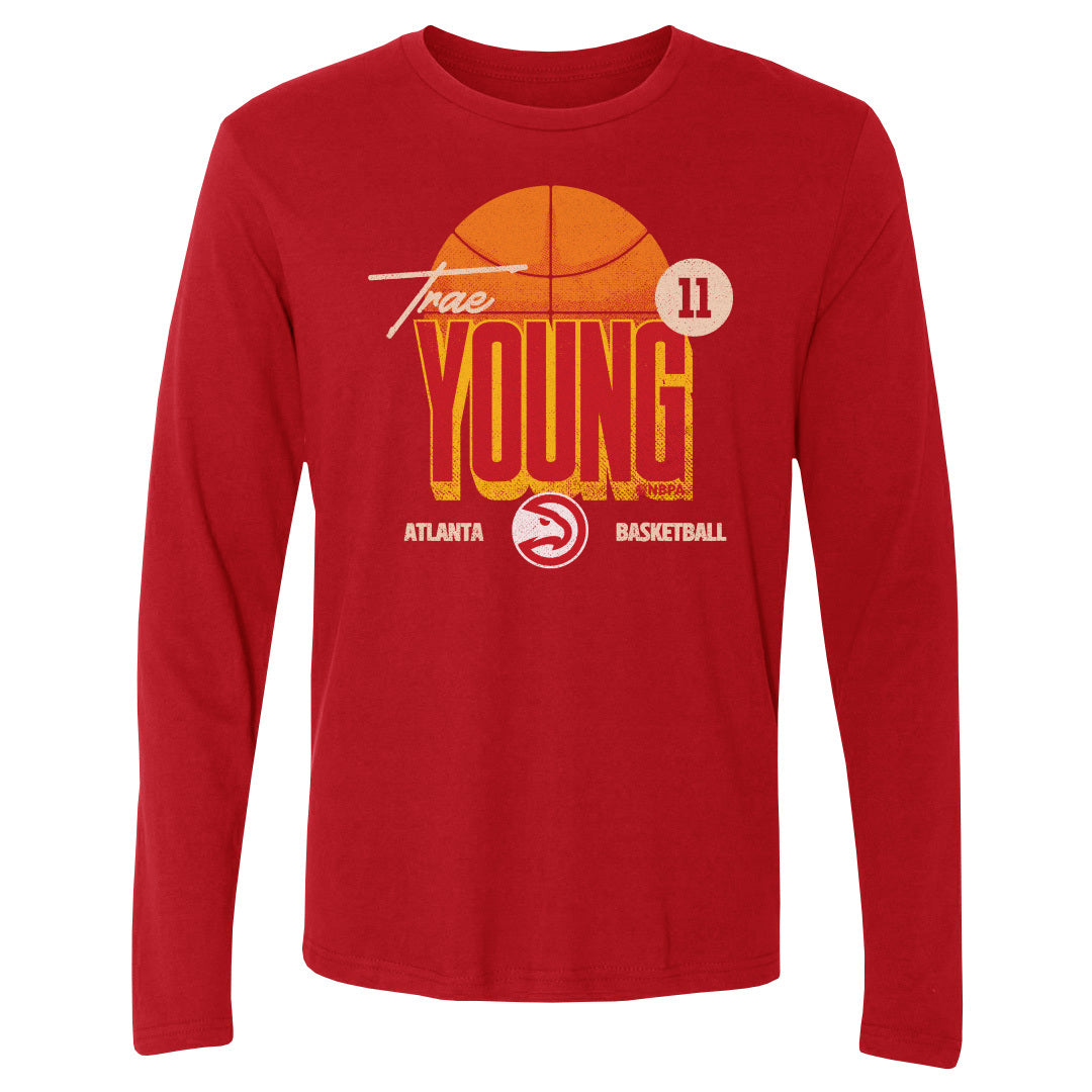 Trae Young Men's Long Sleeve T-Shirt | 500 LEVEL