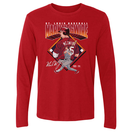 Mark McGwire Men's Long Sleeve T-Shirt | 500 LEVEL