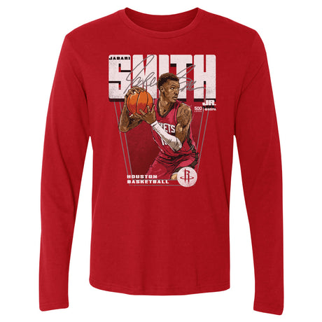 Jabari Smith Jr. Men's Long Sleeve T-Shirt | 500 LEVEL