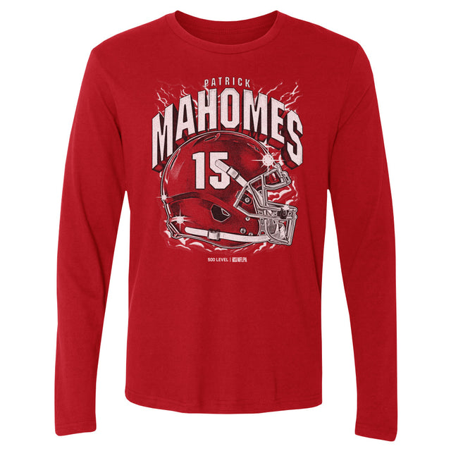 Patrick Mahomes Men's Long Sleeve T-Shirt | 500 LEVEL