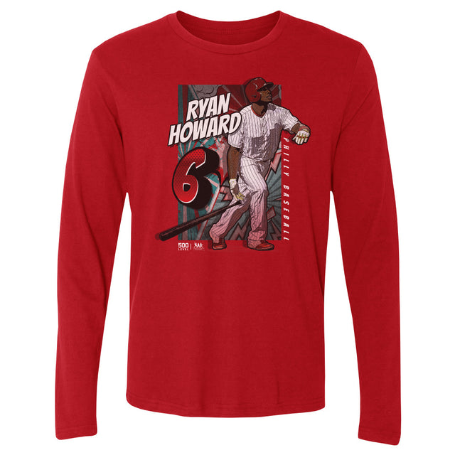 Ryan Howard Men's Long Sleeve T-Shirt | 500 LEVEL