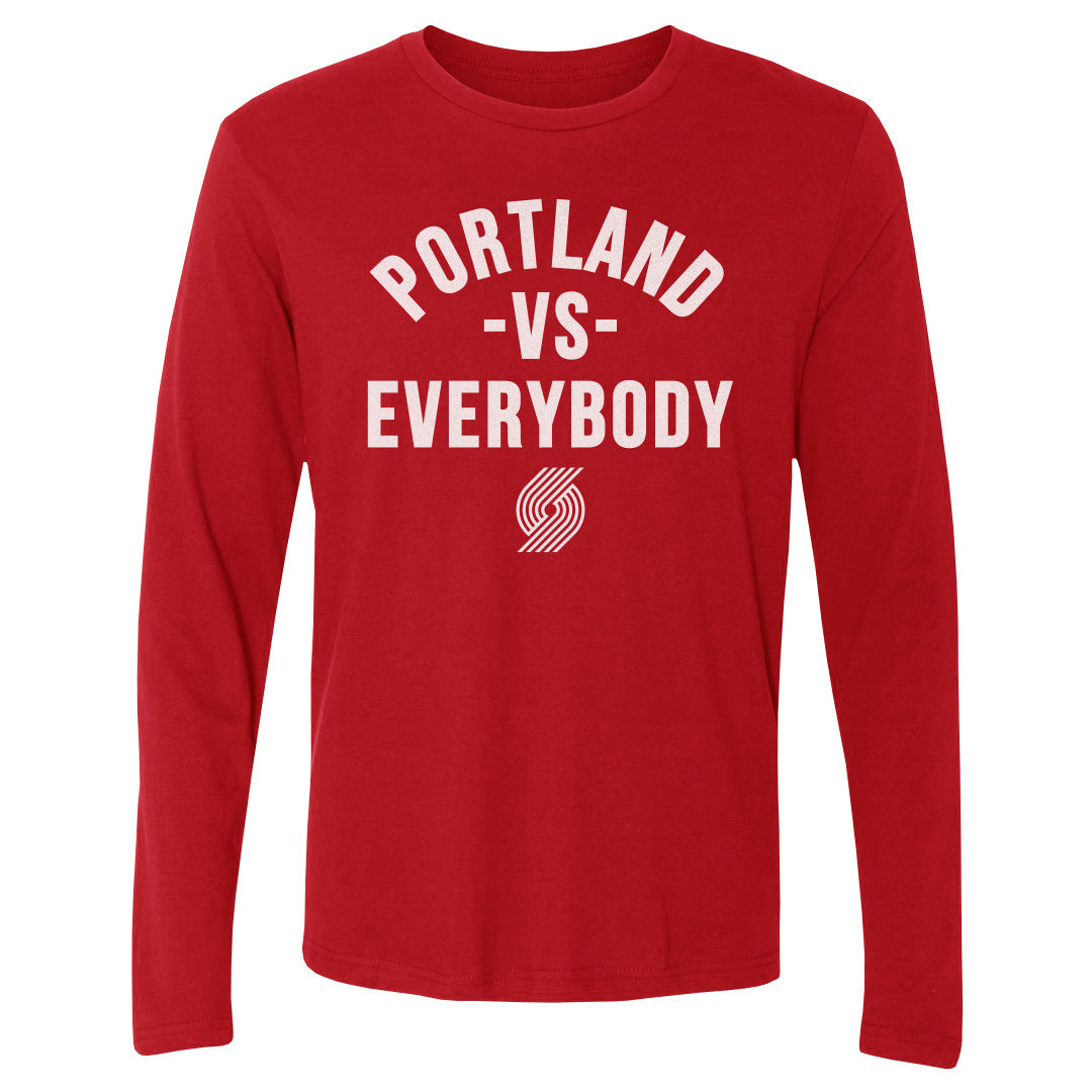 Portland Trail Blazers Men's Long Sleeve T-Shirt | 500 LEVEL