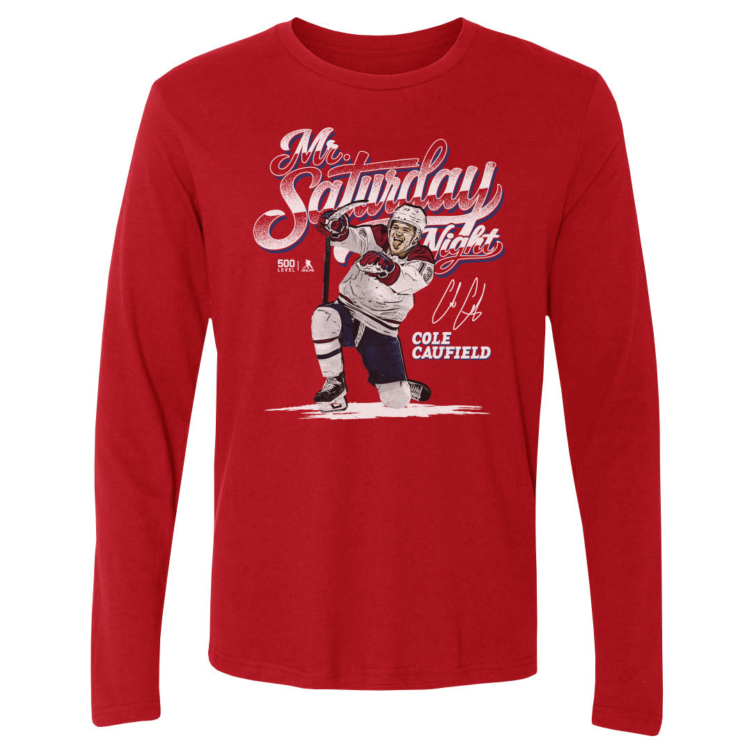Cole Caufield Men's Long Sleeve T-Shirt | 500 LEVEL