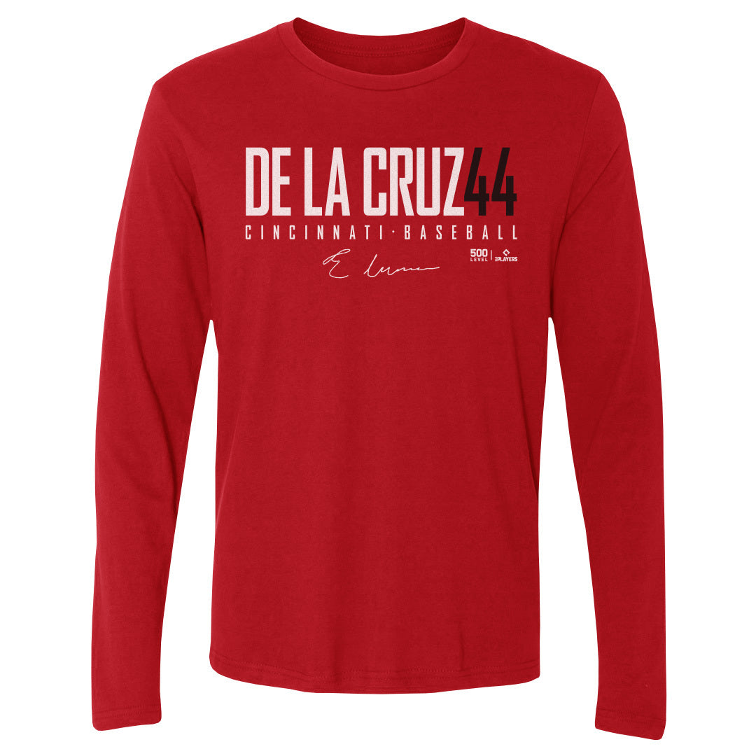 Elly De La Cruz Men's Long Sleeve T-Shirt | 500 LEVEL