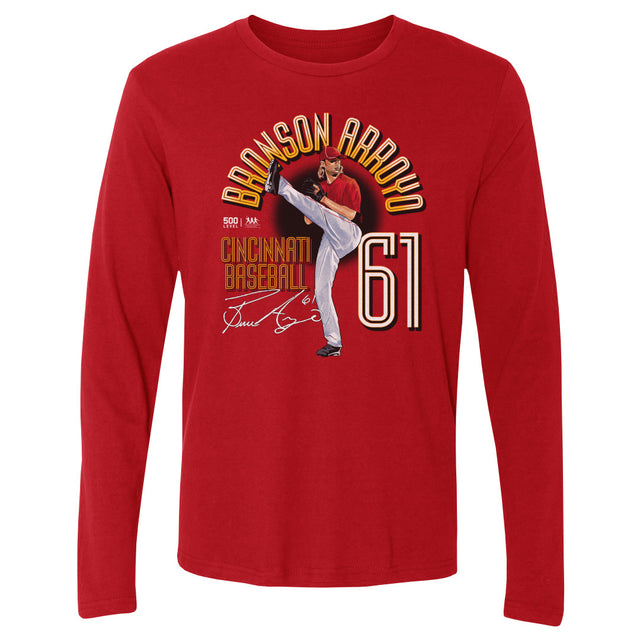 Bronson Arroyo Men's Long Sleeve T-Shirt | 500 LEVEL