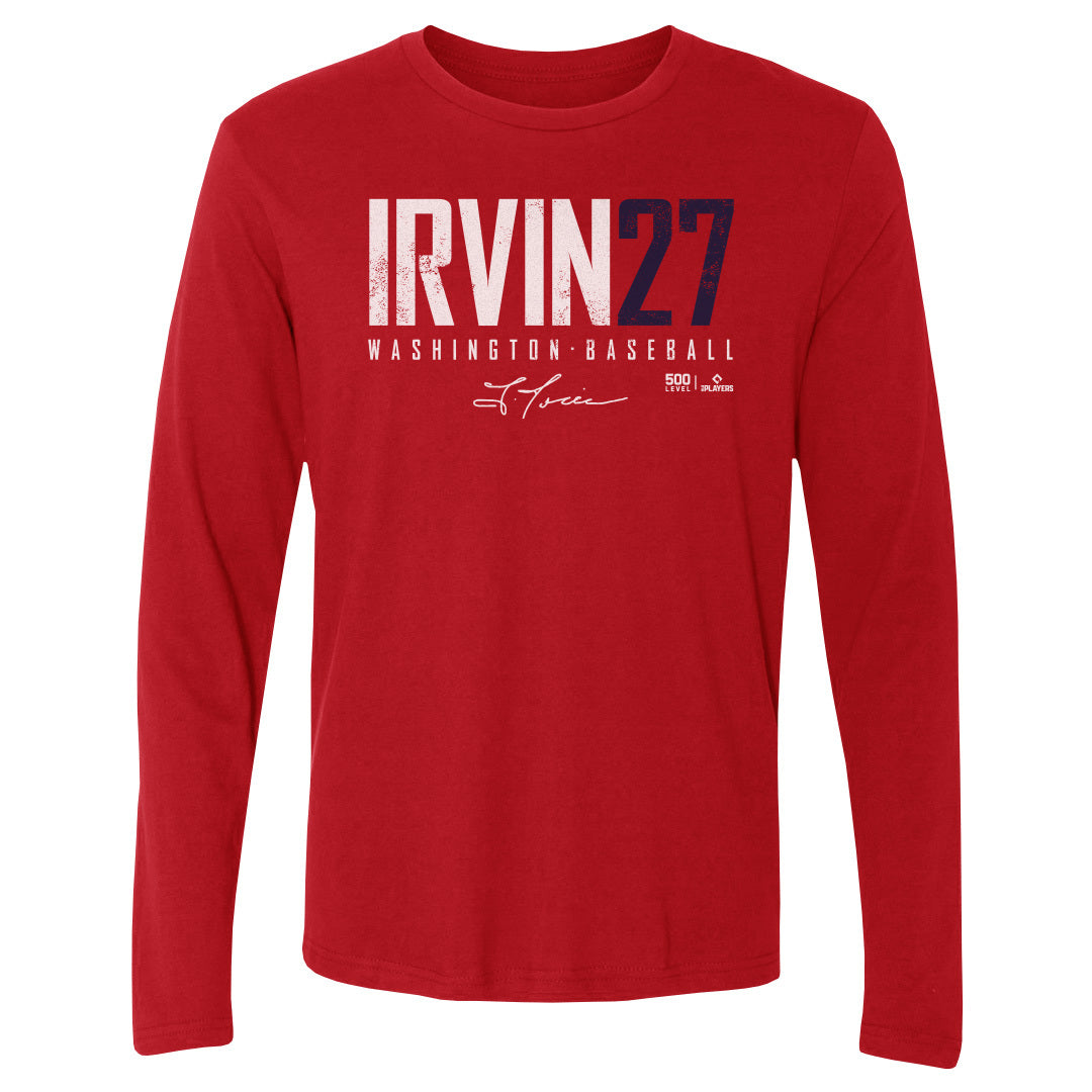 Jake Irvin Men's Long Sleeve T-Shirt | 500 LEVEL