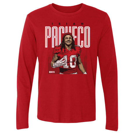 Isiah Pacheco Men's Long Sleeve T-Shirt | 500 LEVEL