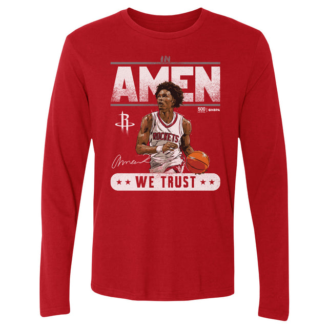 Amen Thompson Men's Long Sleeve T-Shirt | 500 LEVEL