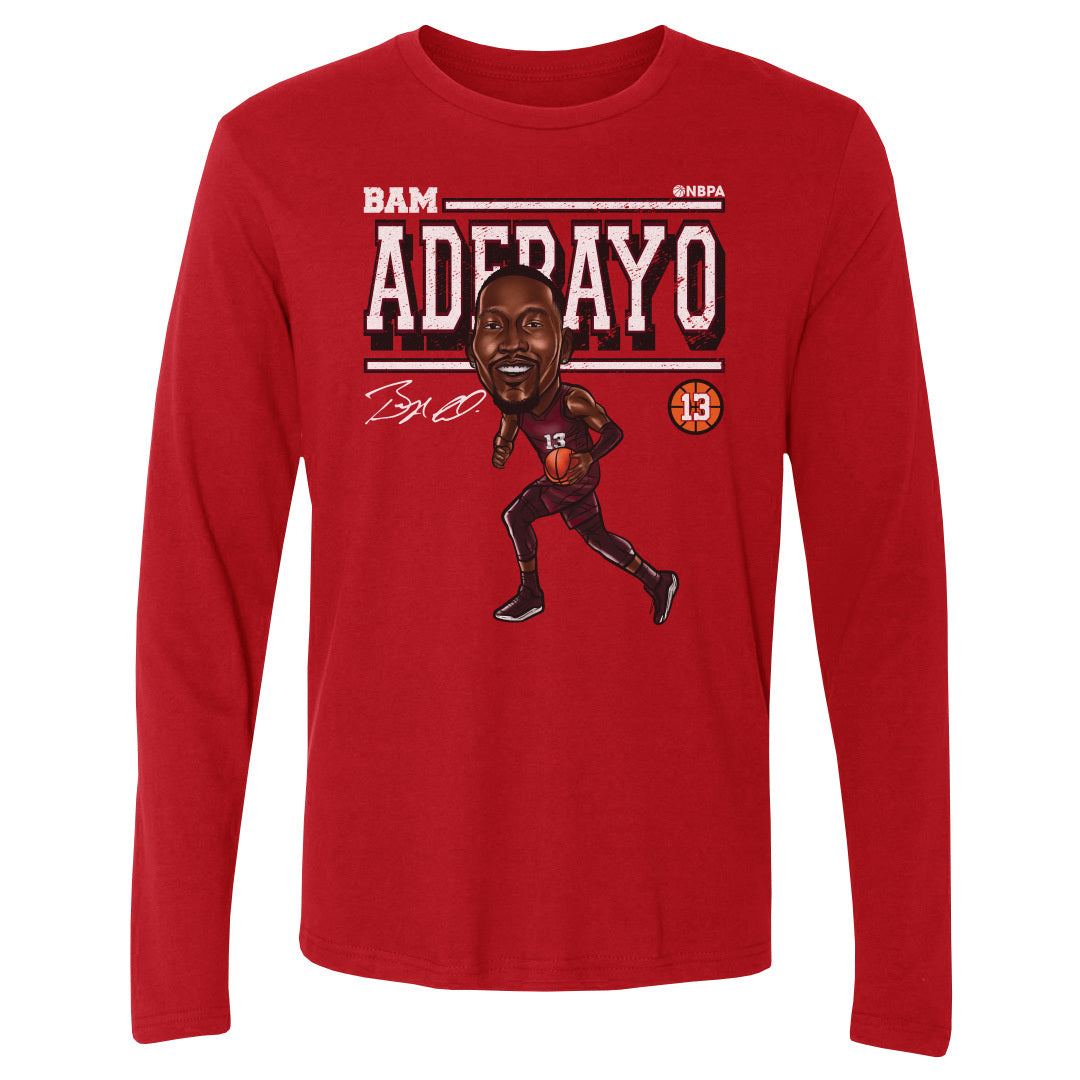 Bam Adebayo Men's Long Sleeve T-Shirt | 500 LEVEL