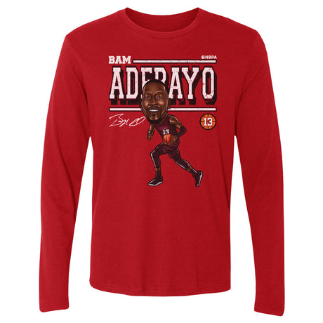 Bam Adebayo Men's Long Sleeve T-Shirt | 500 LEVEL