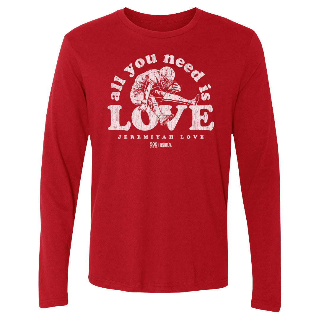 Jeremiyah Love Men's Long Sleeve T-Shirt | 500 LEVEL