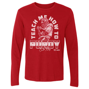 Brock Purdy Men's Long Sleeve T-Shirt | 500 LEVEL
