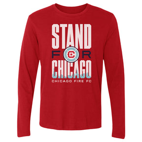 Chicago Fire FC Men's Long Sleeve T-Shirt | 500 LEVEL