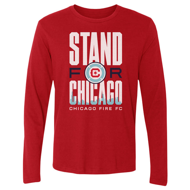 Chicago Fire FC Men's Long Sleeve T-Shirt | 500 LEVEL