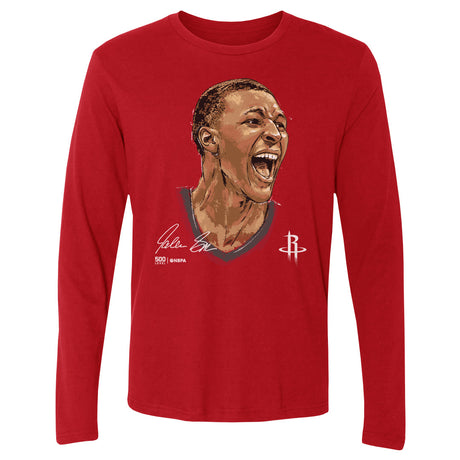 Jabari Smith Jr. Men's Long Sleeve T-Shirt | 500 LEVEL