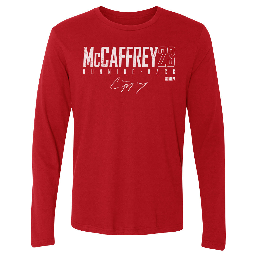 Christian McCaffrey Men's Long Sleeve T-Shirt | 500 LEVEL