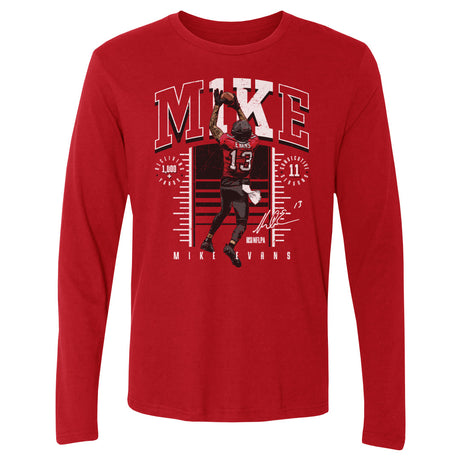 Mike Evans Men's Long Sleeve T-Shirt | 500 LEVEL