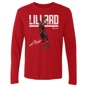 Damian Lillard Men's Long Sleeve T-Shirt | 500 LEVEL