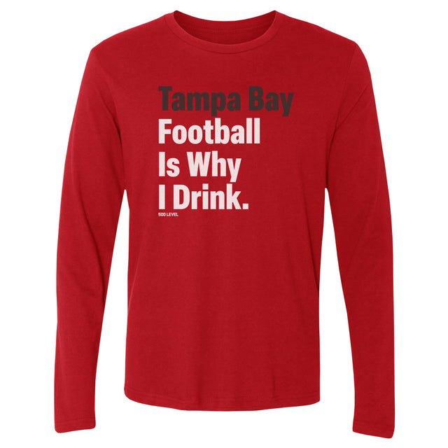 Tampa Bay Football Men's Long Sleeve T-Shirt | 500 LEVEL