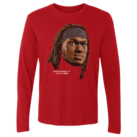 Marvin Harrison Jr. Men's Long Sleeve T-Shirt | 500 LEVEL