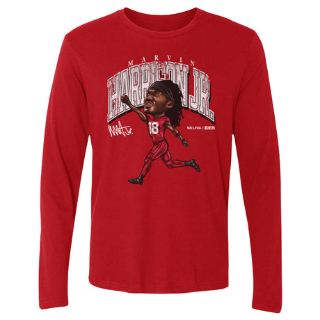 Marvin Harrison Jr. Men's Long Sleeve T-Shirt | 500 LEVEL