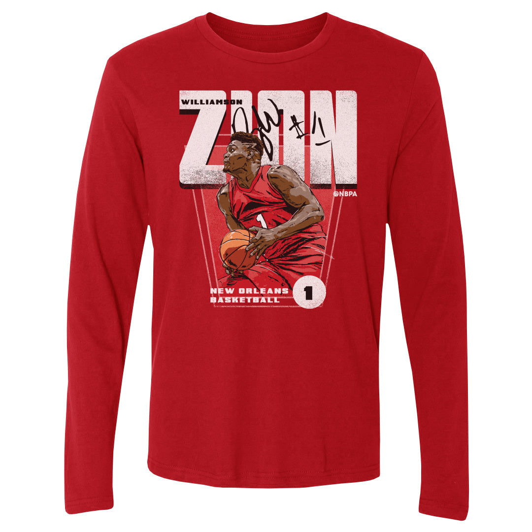 Zion Williamson Men's Long Sleeve T-Shirt | 500 LEVEL