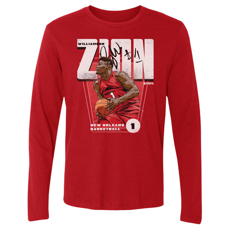 Zion Williamson Men's Long Sleeve T-Shirt | 500 LEVEL