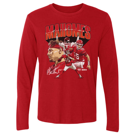 Patrick Mahomes Men's Long Sleeve T-Shirt | 500 LEVEL