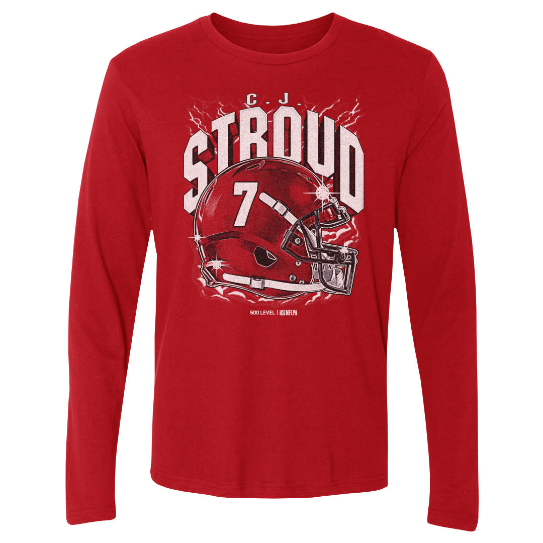 C.J. Stroud Men's Long Sleeve T-Shirt | 500 LEVEL