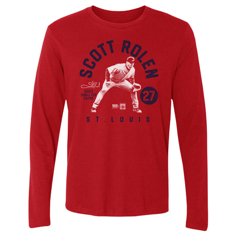 Scott Rolen Men's Long Sleeve T-Shirt | 500 LEVEL