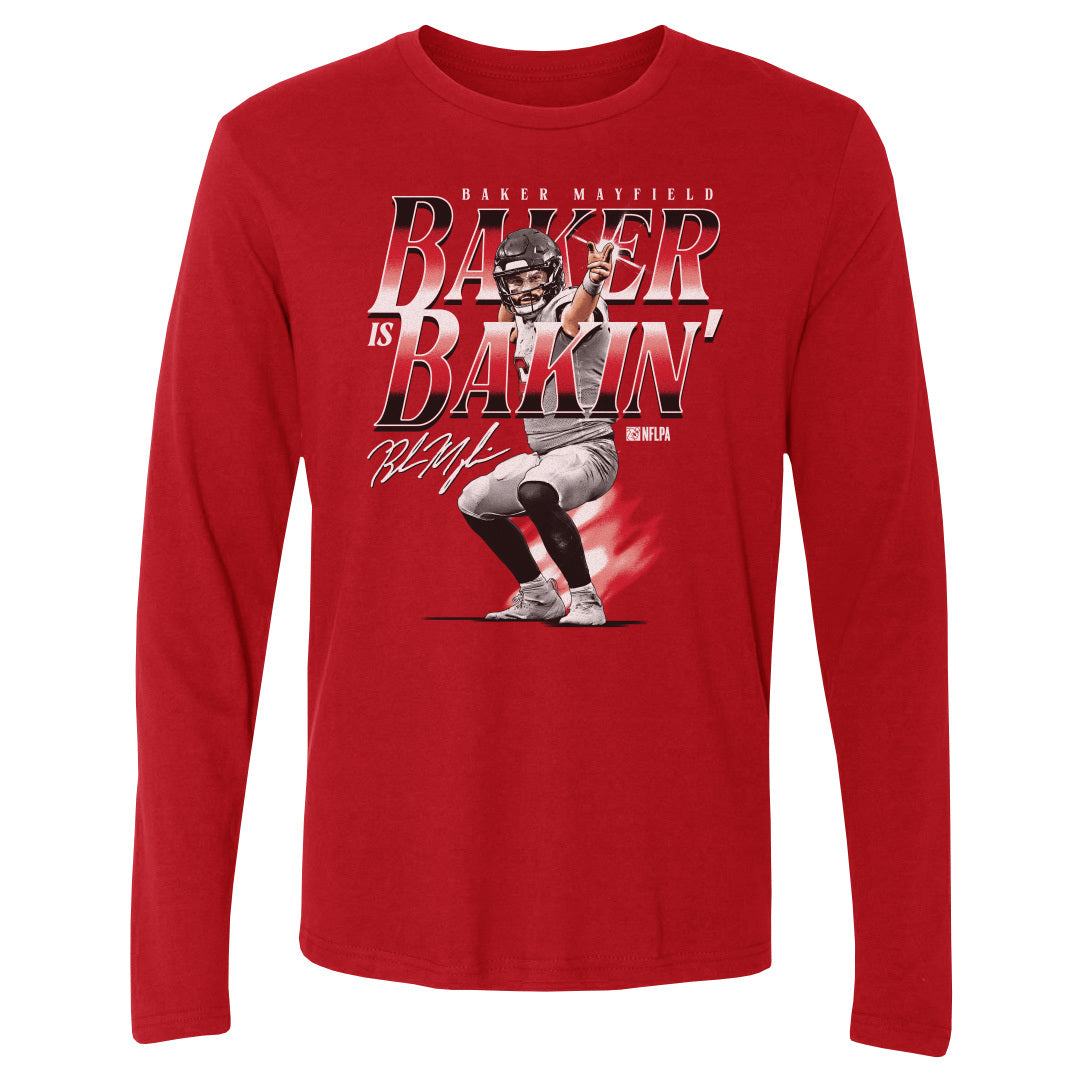 Baker Mayfield Men's Long Sleeve T-Shirt | 500 LEVEL