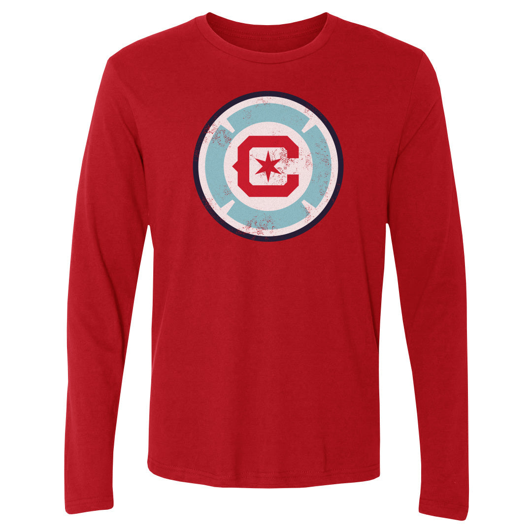 Chicago Fire FC Men's Long Sleeve T-Shirt | 500 LEVEL