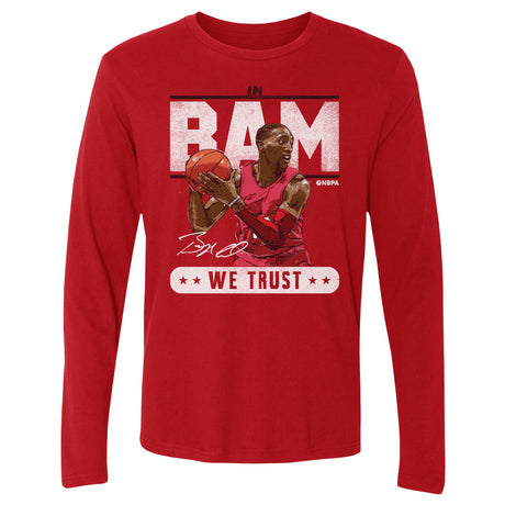 Bam Adebayo Men's Long Sleeve T-Shirt | 500 LEVEL