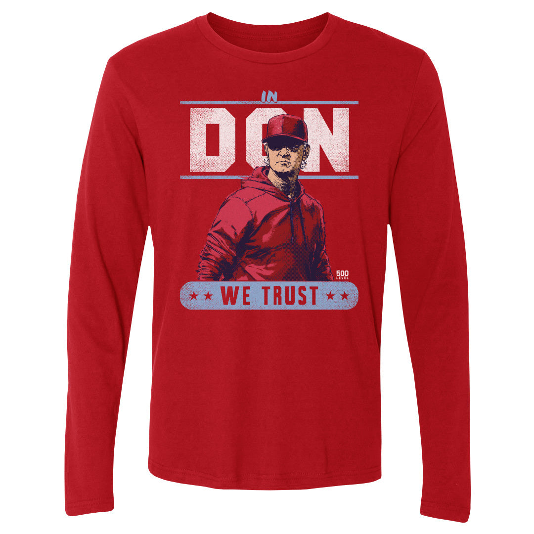 Don Mattingly Men's Long Sleeve T-Shirt | 500 LEVEL