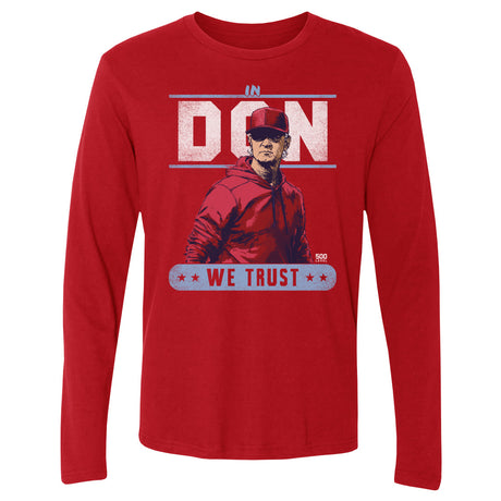 Don Mattingly Men's Long Sleeve T-Shirt | 500 LEVEL