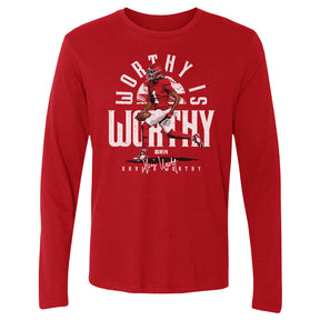 Xavier Worthy Men's Long Sleeve T-Shirt | 500 LEVEL