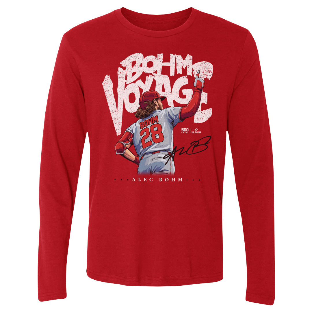 Alec Bohm Men's Long Sleeve T-Shirt | 500 LEVEL
